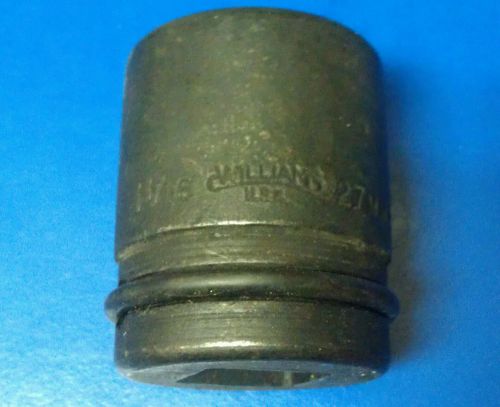 WILLIAMS SHALLOW IMPACT SOCKET 3/4&#034; DRIVE 6 PT 1-1/16&#034;  Made in USA