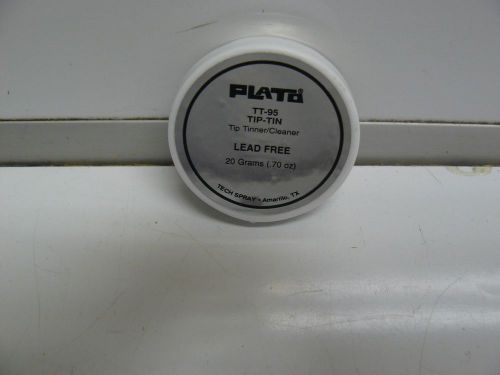 New lot of 7 plato tt-95 tip-tin tip tinner cleaner lead free 20 grams each for sale