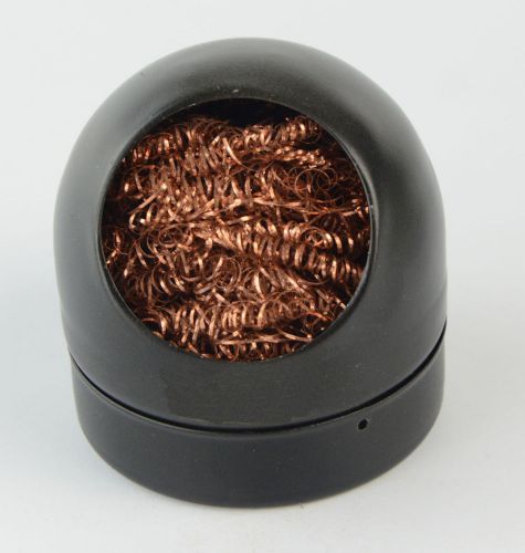 1pcs aluminum shell soldering iron tip solder cleaner brass sponge copper balls for sale