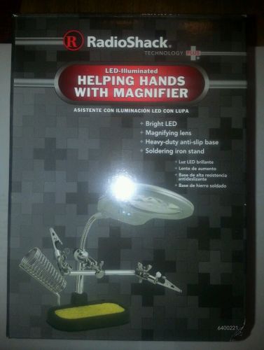 RadioShack led Helping Hands Magnifier - Free Shipping.