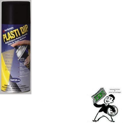 *1 oz BLACK Matte Plasti Dip Rubber Coating Spray Paint