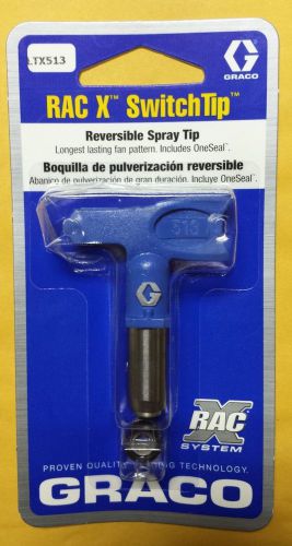 NEW Graco RAC X Reversible Switch Tip 513, LTX513