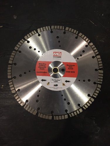 Multiquip wet/dry cutting diamond blade for sale