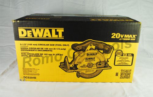 DEWALT DCS391B 20V Cordless Circular Saw &amp; Blade Max 20 volt (New In Retail Box)