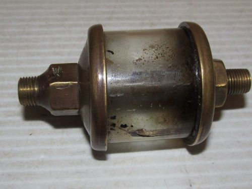 ANTIQUE 1920&#039;S - BRASS OILER - ARCADE LUBRICATOR - STEAM ENGINE - HIT + MISS old