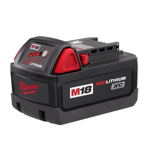 Milwaukee m18 18-volt lithium-ion xc battery pack high capacity 48-11-1828 - new for sale