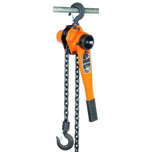 1 &amp; 1/2 ton lever block hoist chain ratchet 5 ft come along texas tool store for sale