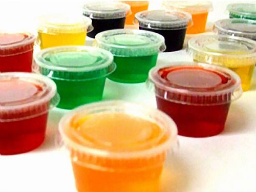 500 Premium 2oz Jello Shot Cups With LIDS INCLUDED!!! FAST SHIPPING
