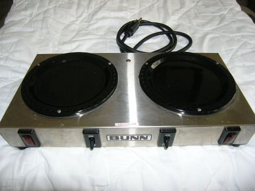 Bunn Double Burner Coffee Warmer WX2, Used