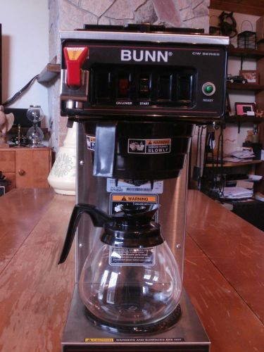 BUNN COMMERCIAL AUTOMATIC COFFEE MAKER CWTF15 / with Glass Coffee Pitcher