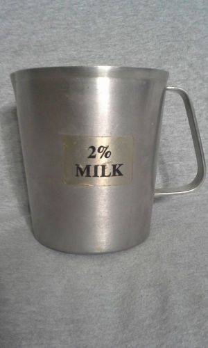 Starbucks Coffee Barista Steaming Pitcher/Milk Frother 32 Oz Old Fashioned Used