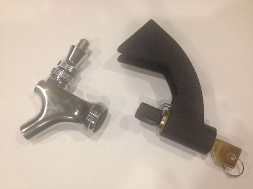 Beer faucet and tap lock