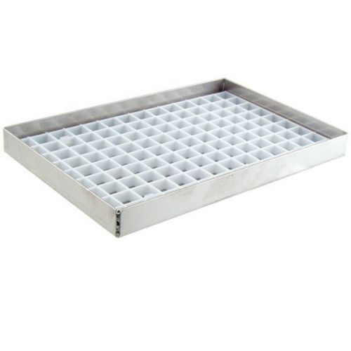 8 1/8&#034; Countertop Drip Tray - Stainless Steel - No Drain - Bar Draft Beer Spill