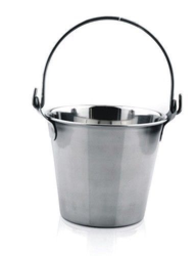 Stainless Steel Pail Bucket With Handle Heavy Duty  Ice Water 15 Quart qt/14 L