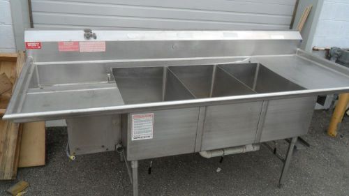 American delphi commercial h.d. 3 compartment sink for sale