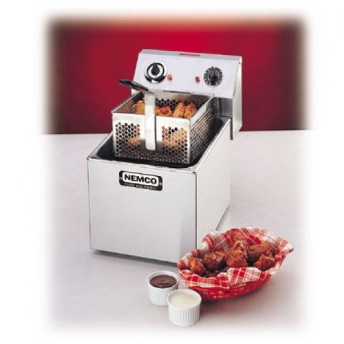 6701 Countertop Electric Single Tank Fryer with 15 Minute Bell Timer