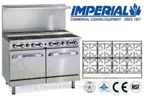 Imperial commercial restaurant range 48&#034; 8 burners 2 oven propane ir-8-su for sale