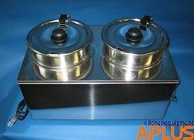Alfa International Double Warmer With Spigot Food Warmers Model FW9002