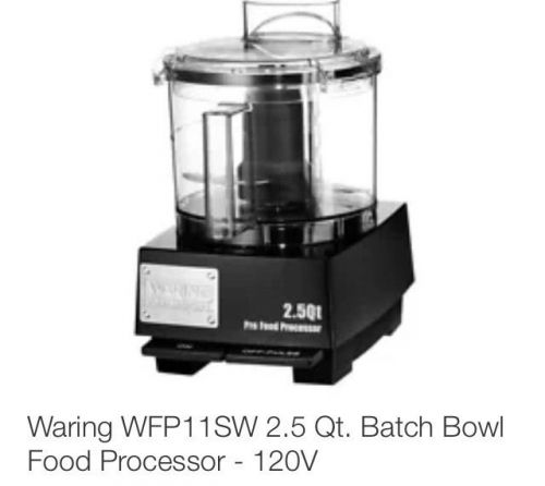 Waring Commercial WFP11SW Sealed Batch Bowl Food Processor, LiquiLock Seal 2.5qt