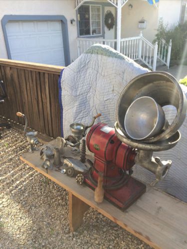 Vintage Hobart 1/4 hp meat grinder