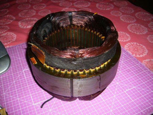 Stator, Hobart A200 Mixer, Overloaded windings, For rewind or core use.