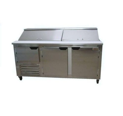 Cooltech 2-1/2 door refrigerated sandwich salad prep table72&#034; for sale