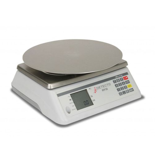 Detecto RP30R Round Digital Ingredient Scale-30 lb/15 kg