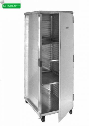 Aluminum Enclosed Mobile Pan Cabinet 21&#034;W x 27&#034;D