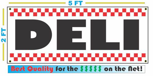 Full Color DELI BANNER Sign NEW XL Larger Size Best Quality for the $$$