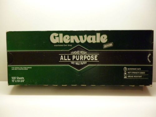 Wax Paper-Dixie Glenvale  All Purpose 500-Sheets 15&#034;x10-3/4&#034;
