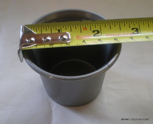 Lot of 61 round sauce cup 2.5oz bowl carlisle 2500 gray san commercial quality for sale