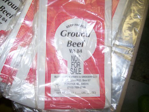 Poly Meat Bags 2 lb (25) count