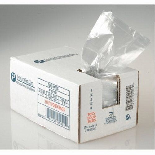 Poly Bags, Food &amp; Utility Bags, 500 Bags per Case (IBS PB100824)