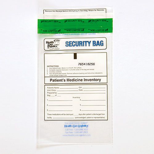 Health care logistics patients medicine inventory bag for sale