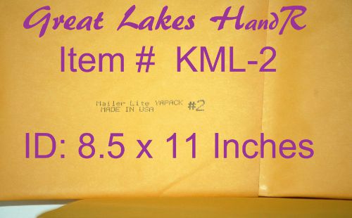 5 Self Sealing Bubble Padded Kraft Envelope Mailers 9.25x11 inches KML Size-2