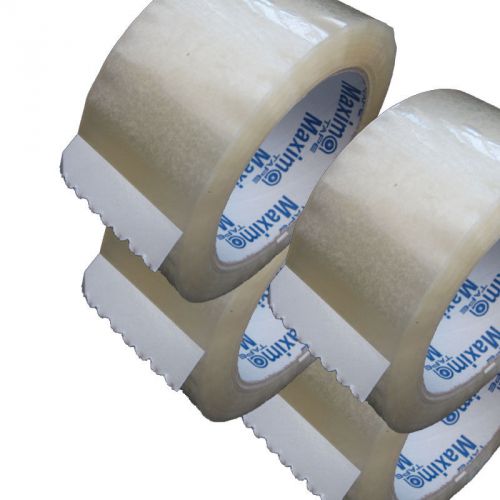 Lot 4, Packing Tapes 2&#034; x 110 YDS (48mm x 100M) Clear, 1.8MIL, Package, Shipping