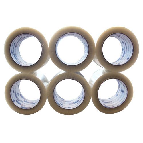 6 Roll Long Lasting Moving &amp;Storage Packing Tapes,Brown 3 Inchx110 Yardsx1.6 Mil