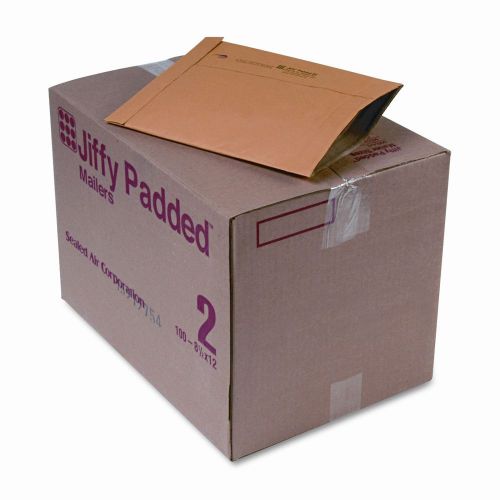 Sealed Air Corporation Jiffy Padded Mailer, Side Seam, #2, 100/Carton