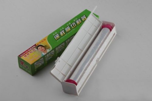 New Cling film cutting box Dispenser with Plastic Stretch Wrap Home Kitchen