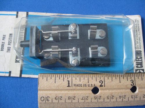 Knife Switch 1960&#039;s NOS NIB Calectro GC Electronics Double Pole Two Position