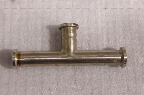 Sanitary pipe fitting tee  3/4 &#034; tri clover ports , 5  1/4 &#034; x 1  3/4 &#034;