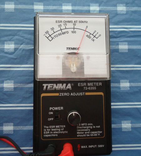 ESR test meter by Tenma model 72-6355 in great conditon