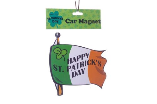 Happy St Patricks Day Irish Flag Car Auto Truck Magnet Decoration Green NEW