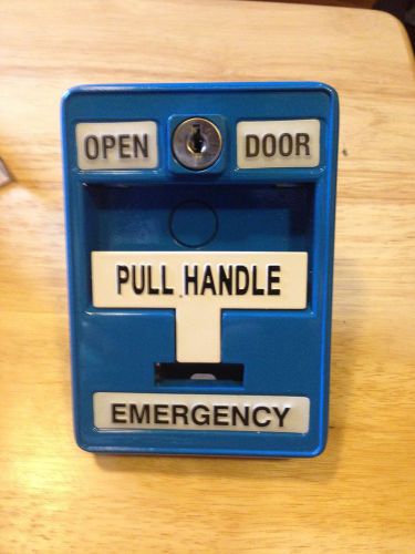 Blue  emergency  pull station dortronics systems 6510/bl-s35 for sale