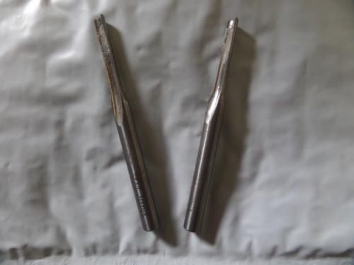 2 ONSRUD PCT35001 3/16&#034; SINGLE FLUTE ROUTER BITS MADE IN THE USA