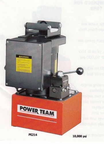 SPX Power Team Model  PE214 Electric Operated Hydraulic Pump
