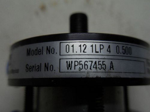 (h12) 1 new parker 01.12 1lp 4 0.500 pneumatic cylinder for sale