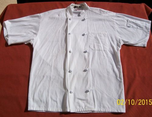 Chef Coat - Medium - White short sleeve- $6.00