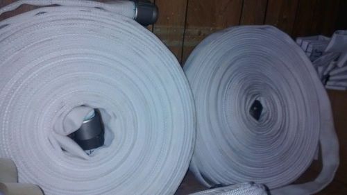 Imperial fire hose  heavy duty 1 1/2&#034; woven rubber lined 100&#039; alumin fttgs for sale