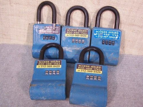 Lot of 5 Used Shurlok Key Lock Boxes (Lockbox) for Real Estate